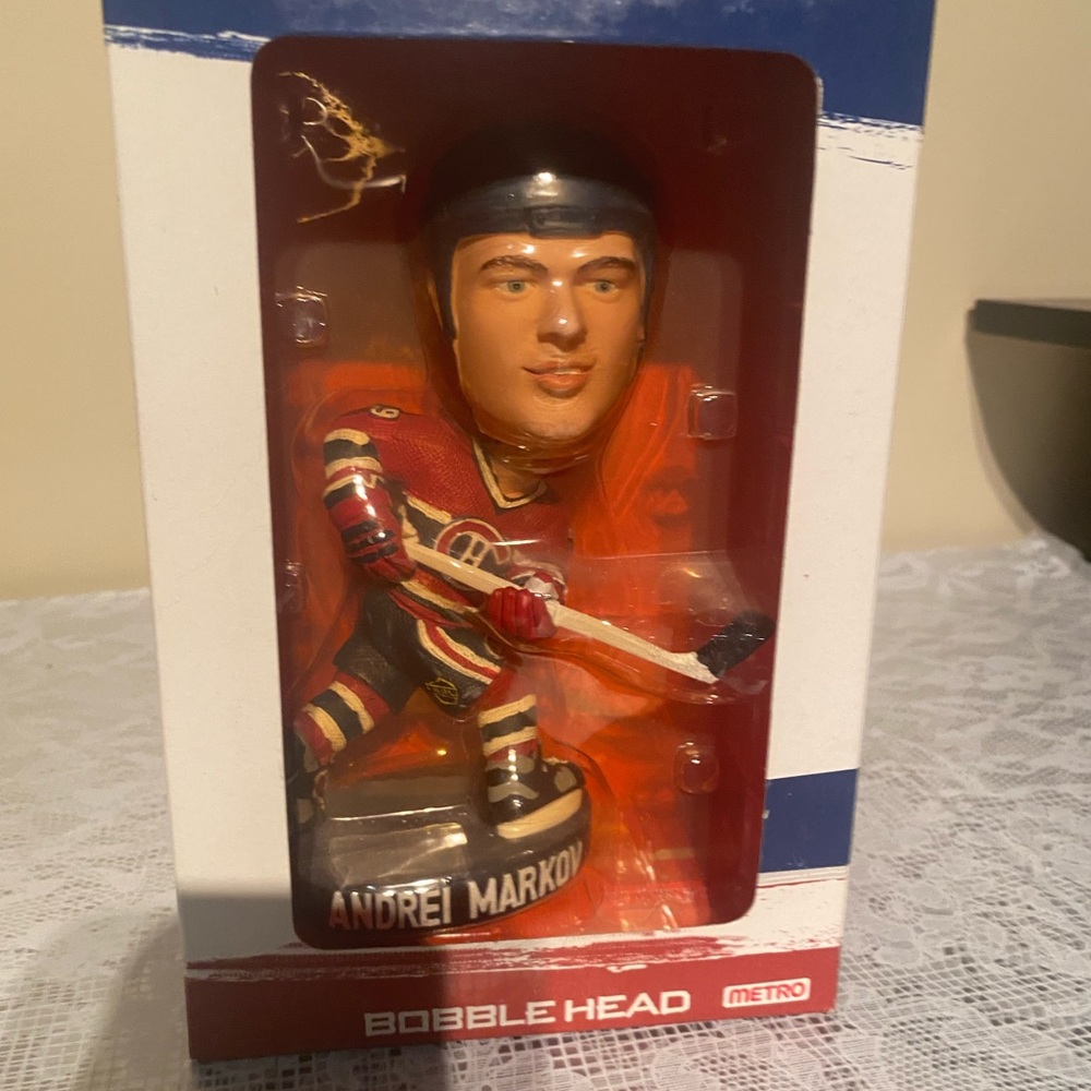 Metro figurine bobble head Andrei Markov  montreal canadiens hockey